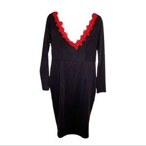 Gorgeous Little Black Long Sleeve Dress